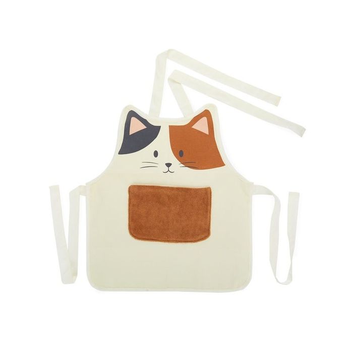 Kinderschürze Katze 50cm Polyester