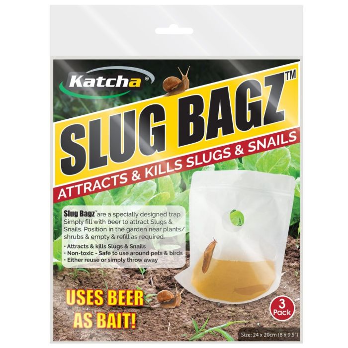 Wiederverwendbare Schneckenfalle Slug Bagz 3er Pack