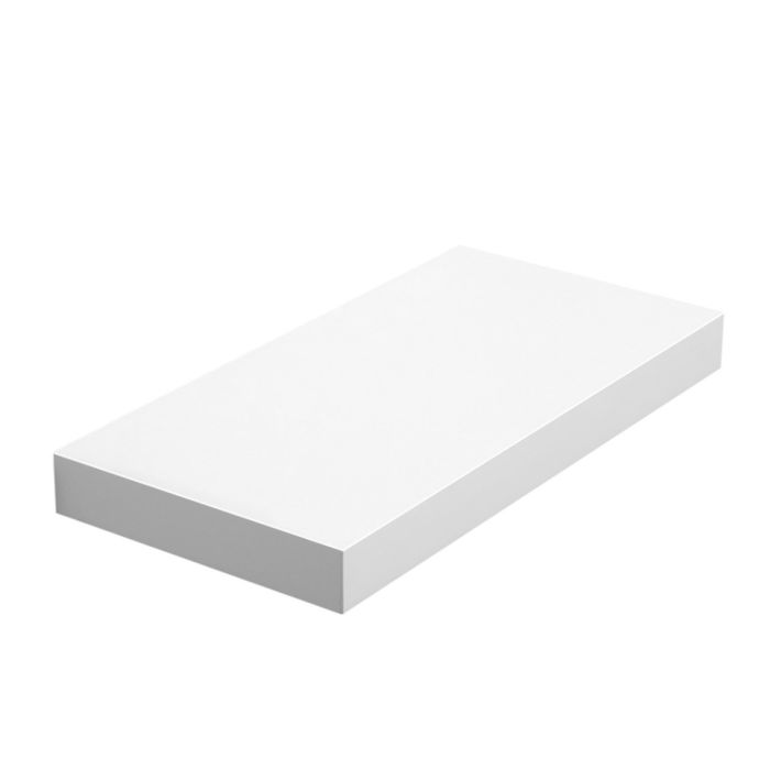 Wandregal MDF / Spanplatte Schweberegal Weiss
