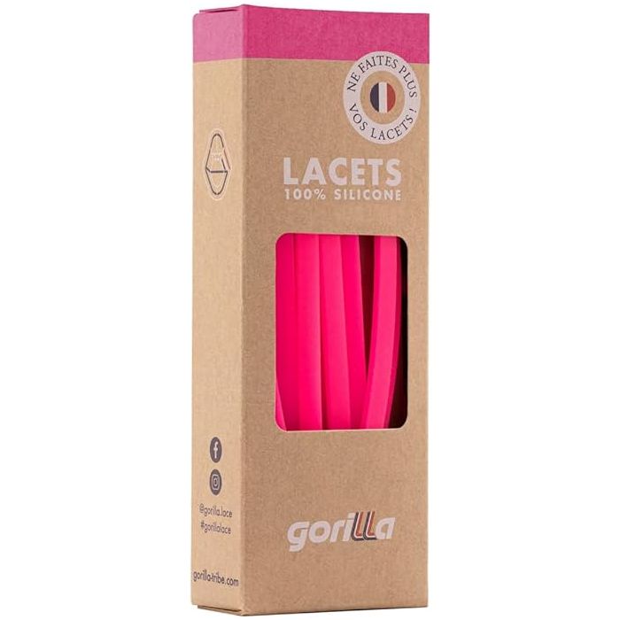 Elastische Schnürsenkel Flexibel Ohne Binden Schmal Silikon Neon Rose