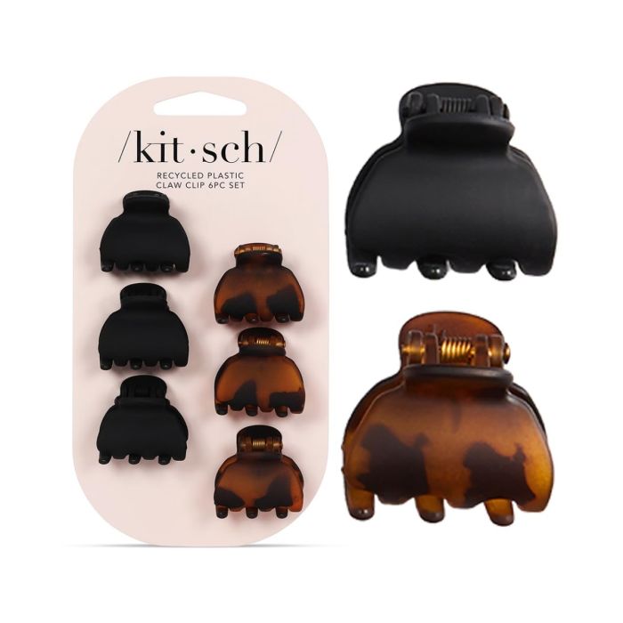 X Small Klauenklammern 6er Set Black und Tort