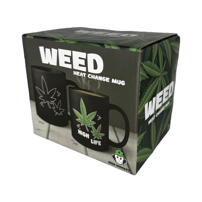 Tasse High Life Weed mit Farbwechsel