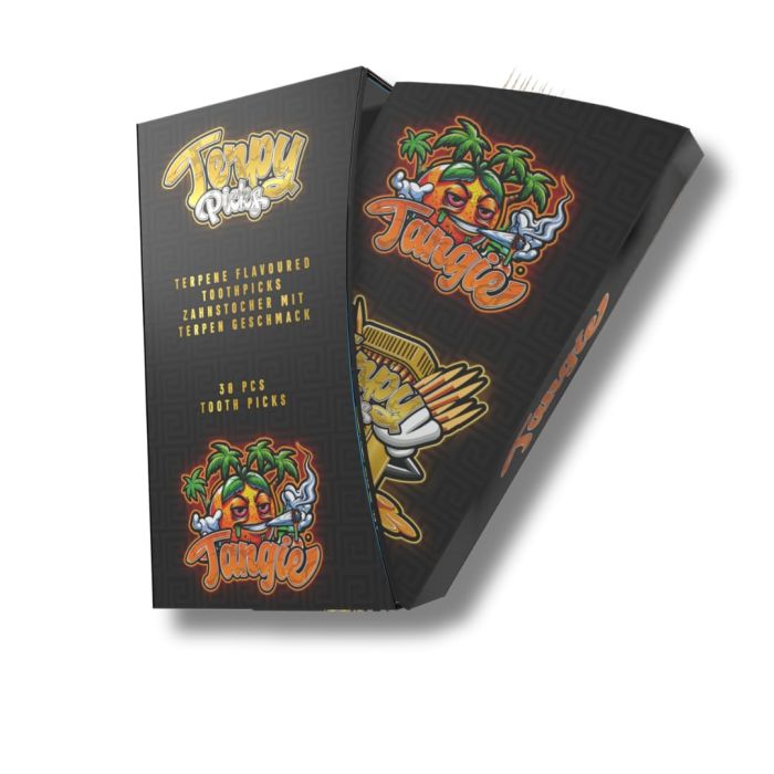 Terpy Picks Zahnstocher mit Geschmack Tangie