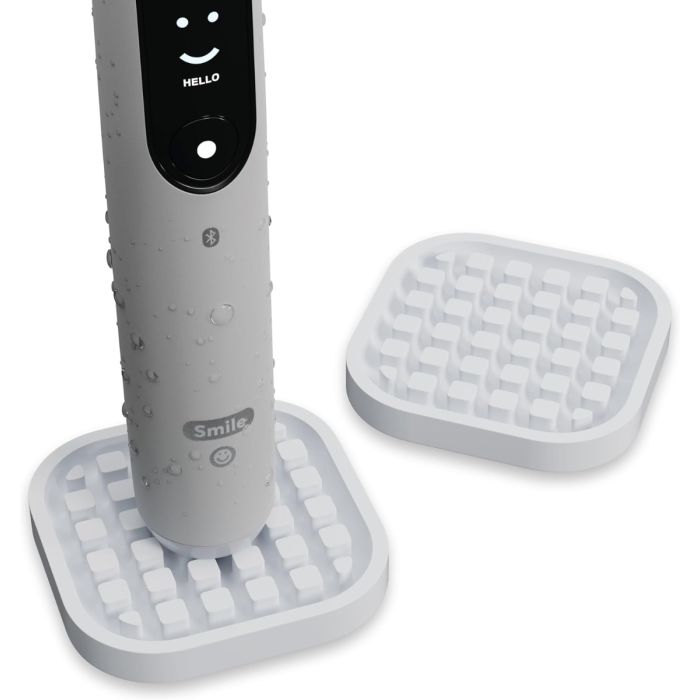 Zahnbürsten Untersetzer Weiss 2er Set