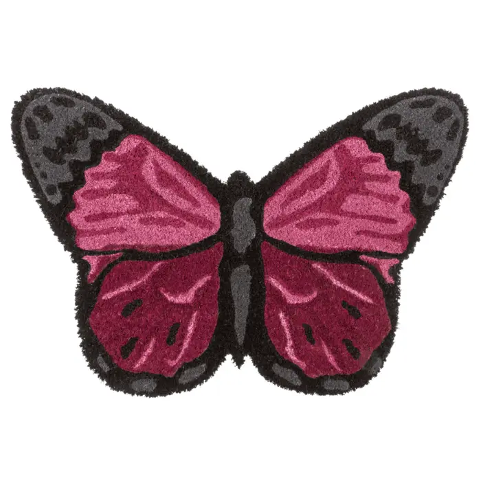 Fussmatte Schmetterling Pink