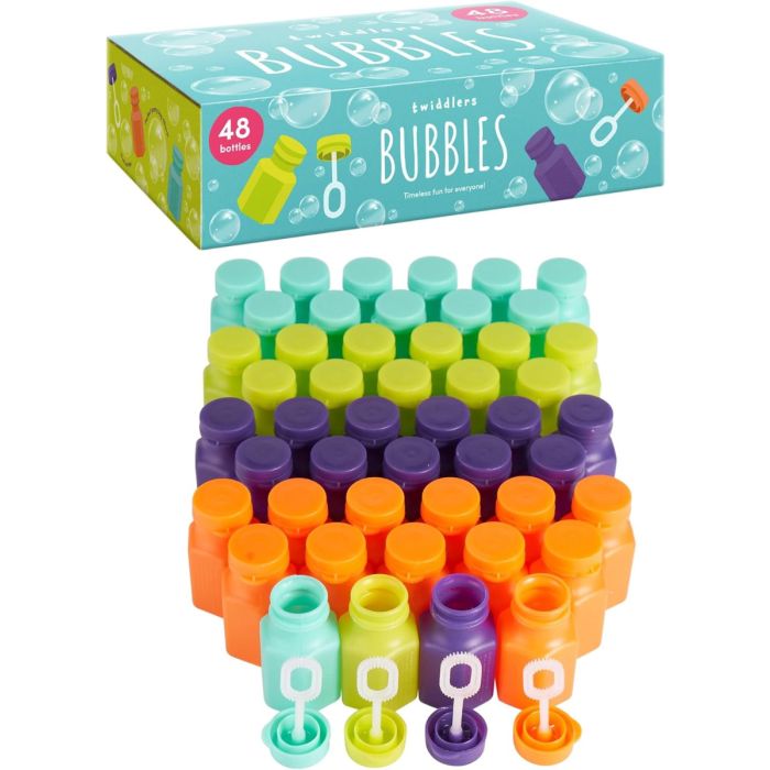 Seifenblasen mini Party Bubble Bottles 48 Stück