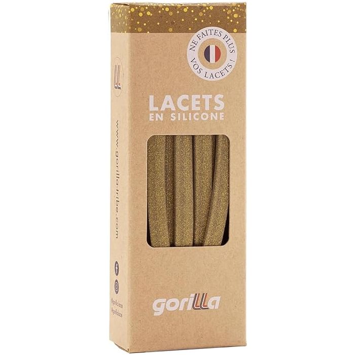 Elastische Schnürsenkel Flexibel Ohne Binden Breit Silikon Golden