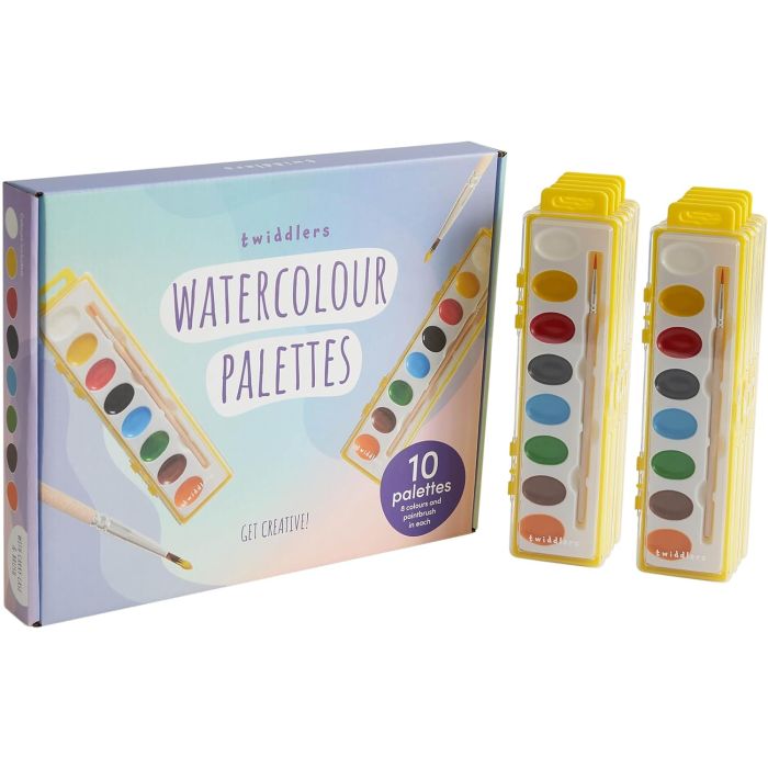 Malpalette Wasserfarbe 10 Sets