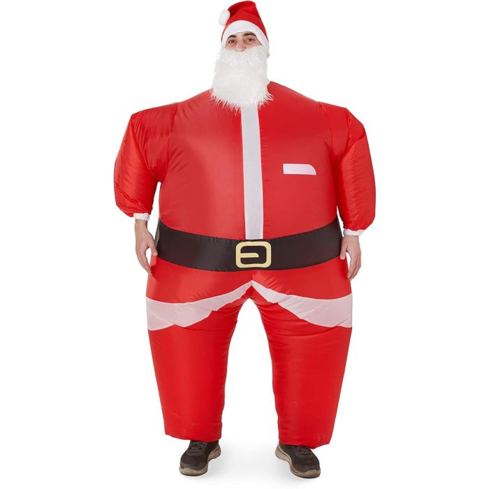 Santa Claus Kostüm aufblasbar