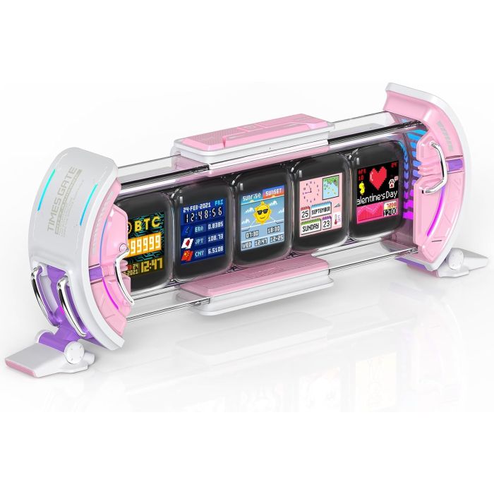 Times Gate Informatives Pixel Display Pink