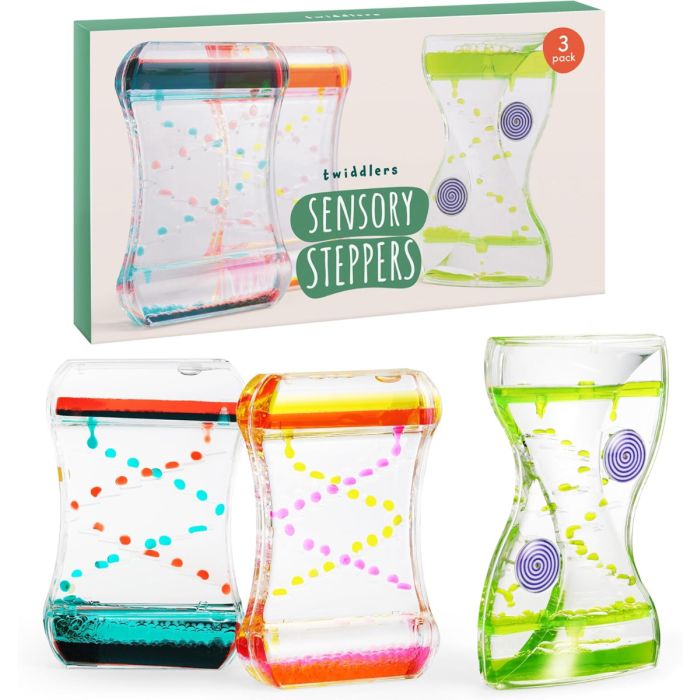 Flüssige Sanduhr Stepping Liquid Motion Timer 3er-Set