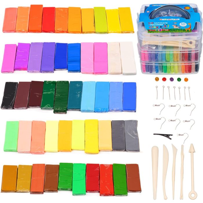 Knete Starter Kit mit 50 Farben