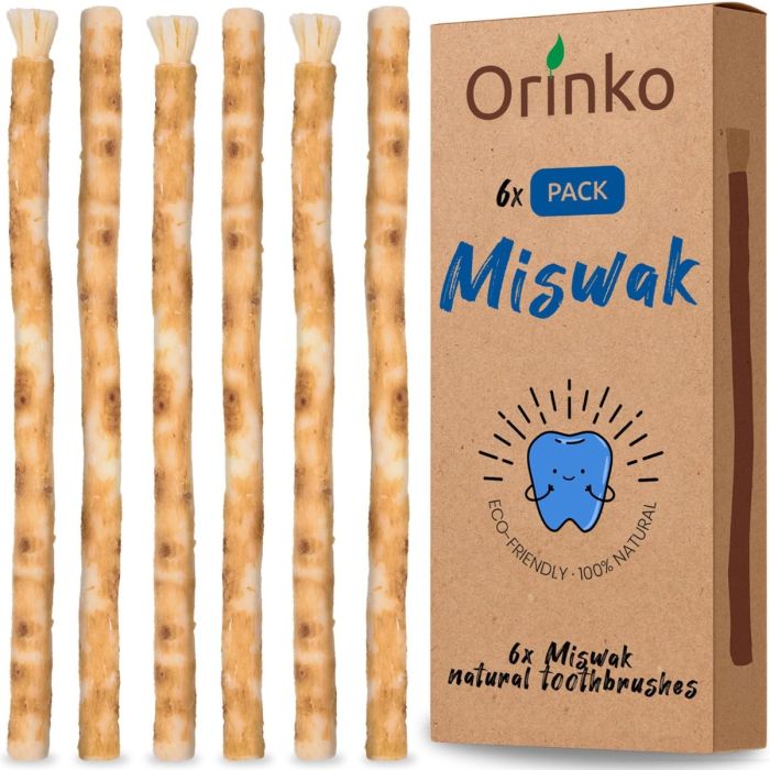 Miswak Natürliche Zahnbürste 6er-Pack