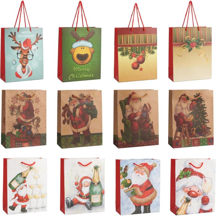 Geschenktasche Weihnachten Kids 12 Stück