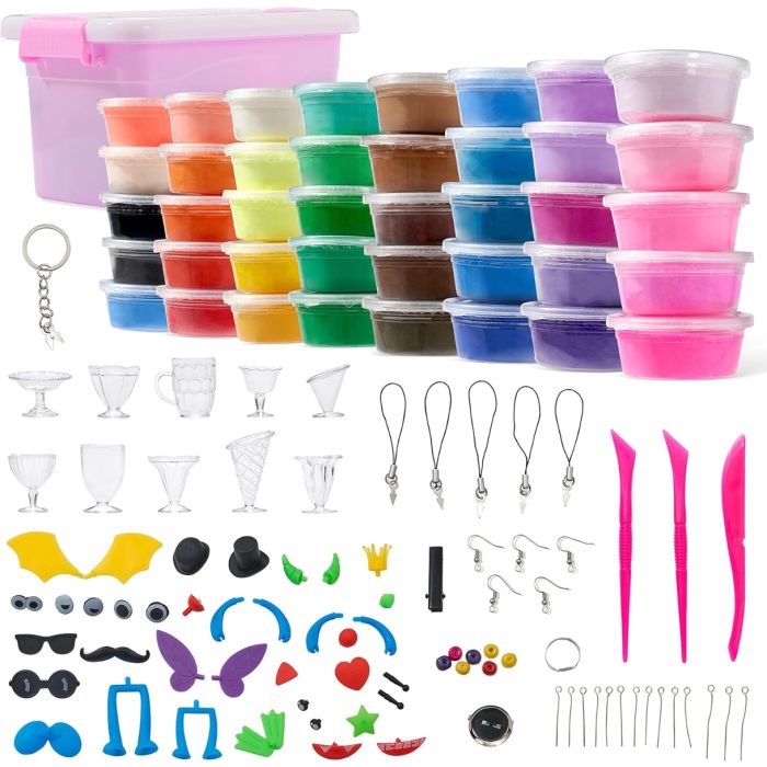 Magic Clay Knete Modellier Kit 40 Stück