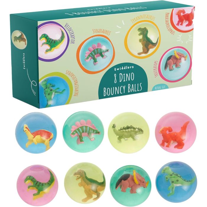 Gummiball Dinosaurier 8 Stück