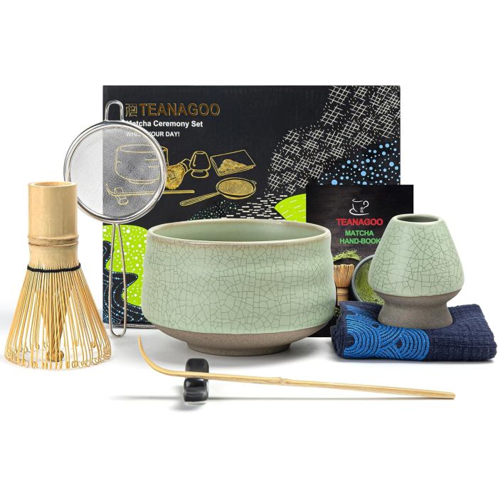 Matcha Set hellgrün 7-tlg.
