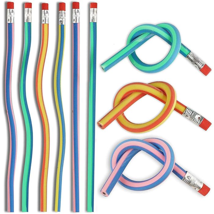 Bendy Pencils Stifte biegbar 70 Stück