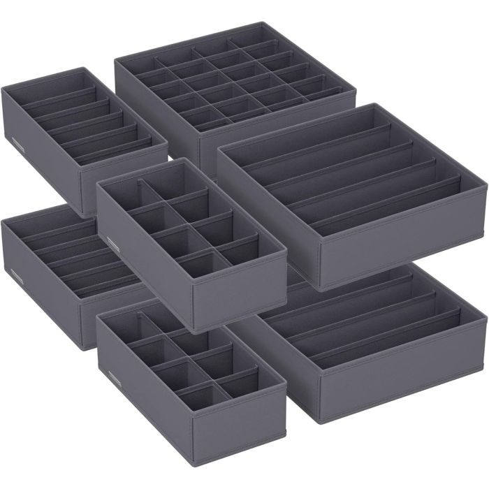 Unterwäsche- & Schubladenorganizer faltbar 8er Set