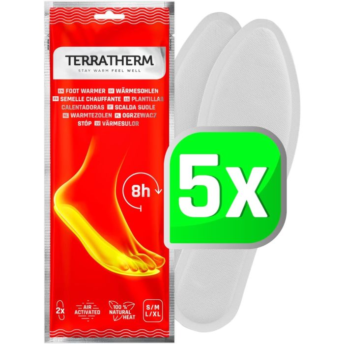 Wärmesohlen 5 Paar Grösse XL