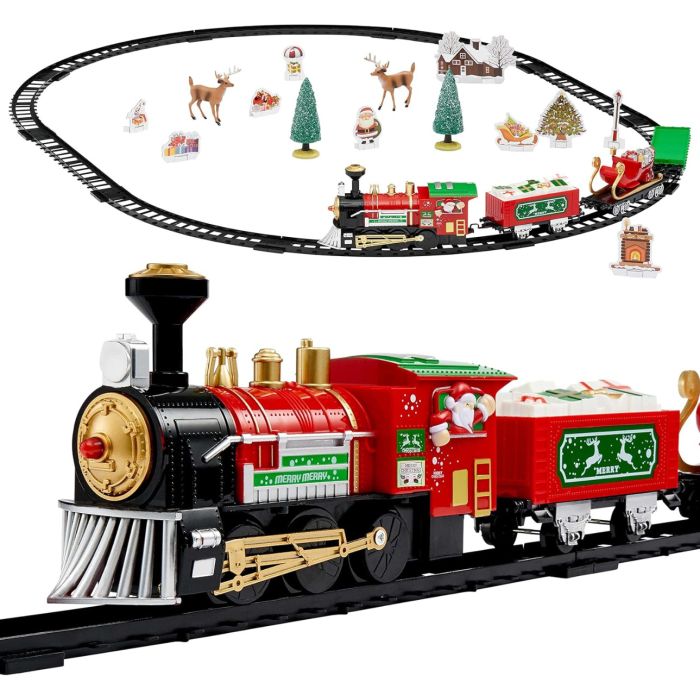 Weihnachtszug Eisenbahn 31-Teilig
