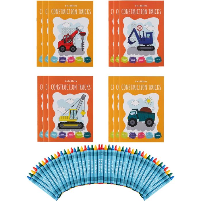 Malbuch Mini Truck Designs 12 Stück
