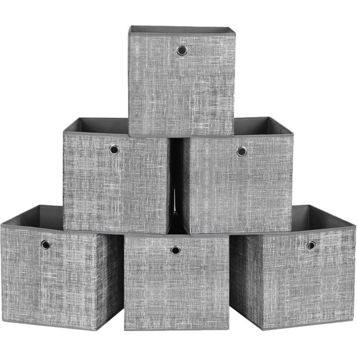 Aufbewahrungsbox Ordnungsboxen Organizer Vliesstoff 6er Set