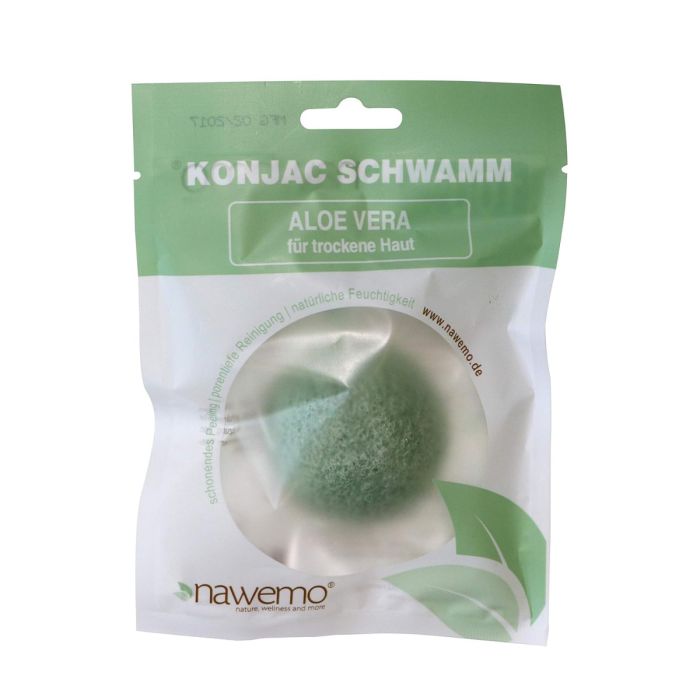 Konjac Schwamm Aloe Vera, für trockene Haut