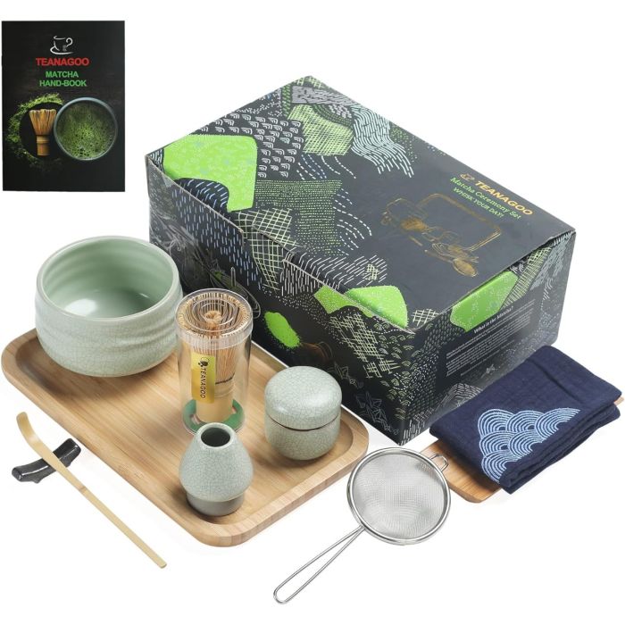 Matcha Set Hellgrün 10-tlg.
