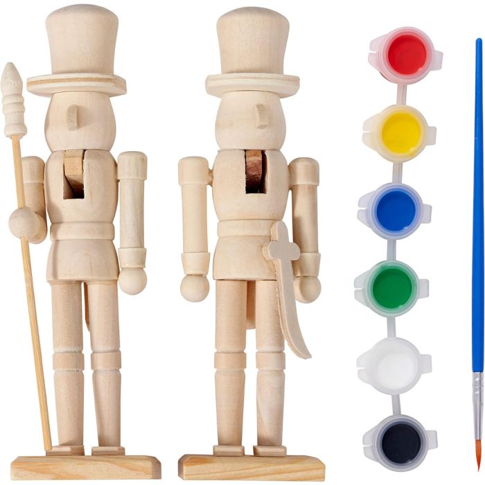 Weihnachts-Nussknacker Painting Set 2 Stück