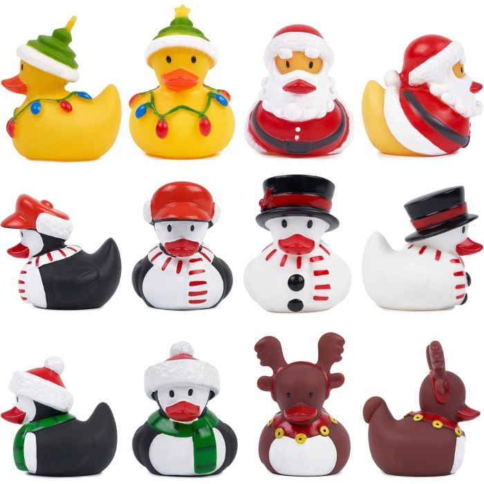 Badeente Weihnachten 12 Stück