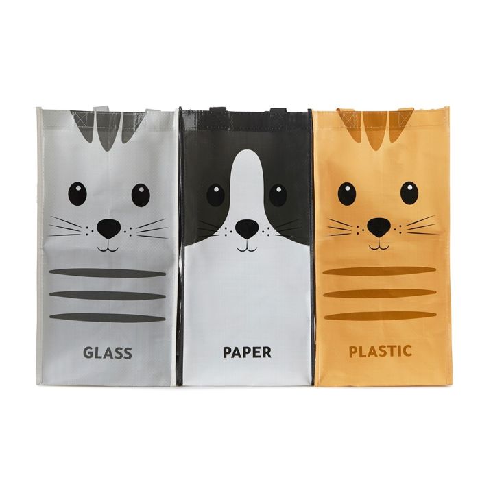 Recyclingsortierer Katzen Meow Kunststoff