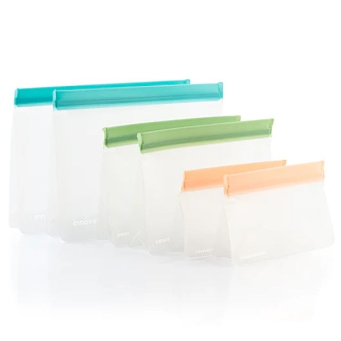 Wiederverwendbare luftdiche Beutel Zags 6er Set