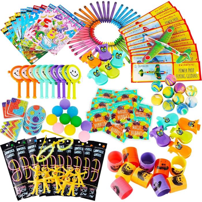 Goodie Bag Füller 120 Stück Partyspielzeuge assortiert