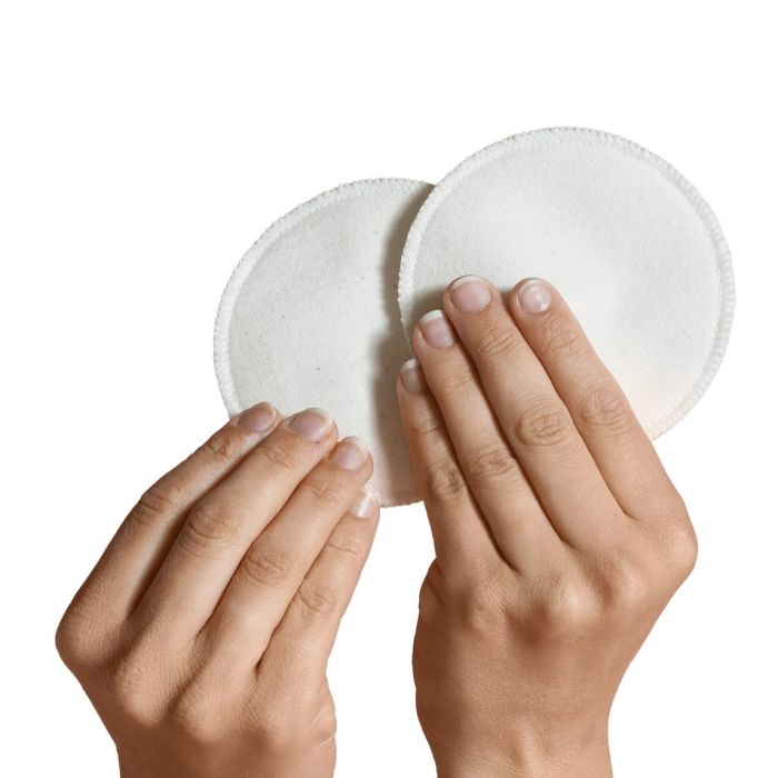 Stilleinlagen wiederverwendbar Weiss 6er Set