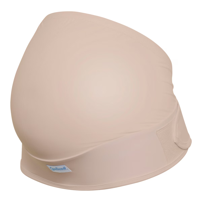 Stützgurt für Schwangere mit Klettverschluss Beige S/M