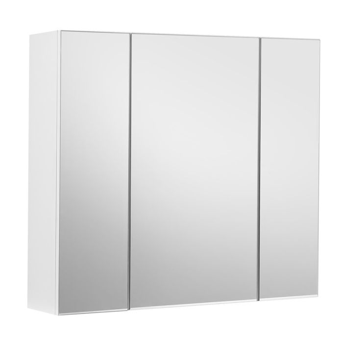 Spiegelschrank Badezimmerschrank mit Türen Weiss