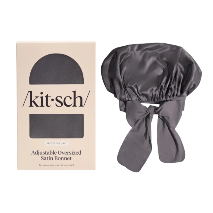 Satin Bonnet XL Anthrazit