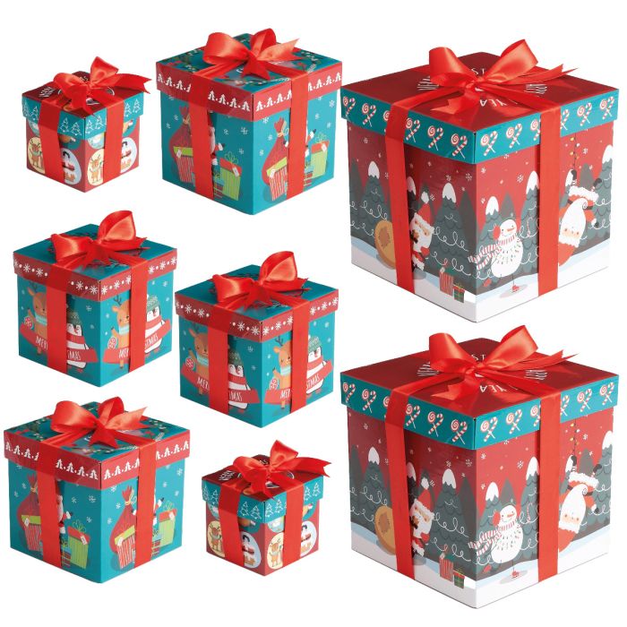 Geschenkbox Weihnachten 8 Stück