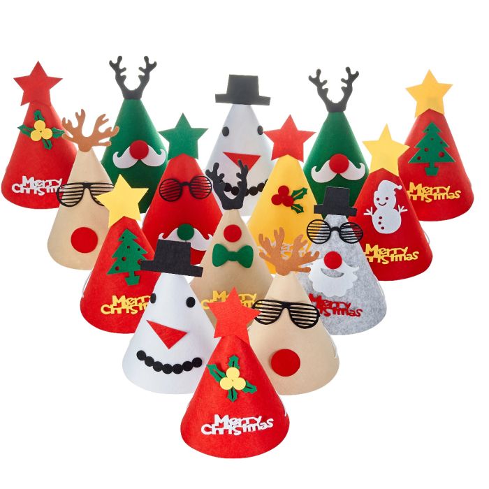 Filzhut Weihnachten 15 Stück