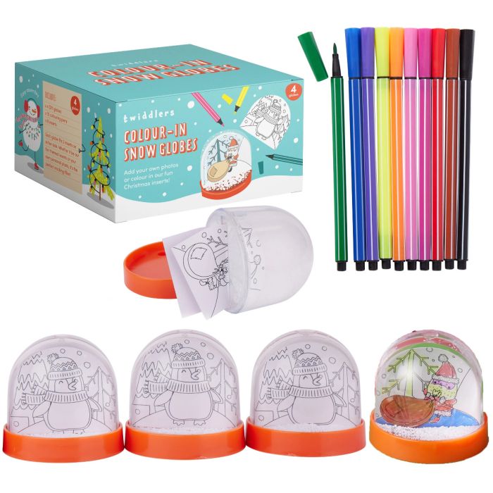 Schneekugel Weihnachten DIY