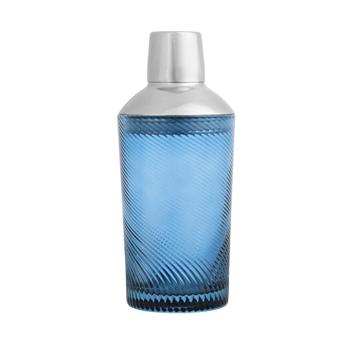 Cocktail Shaker Twist blau