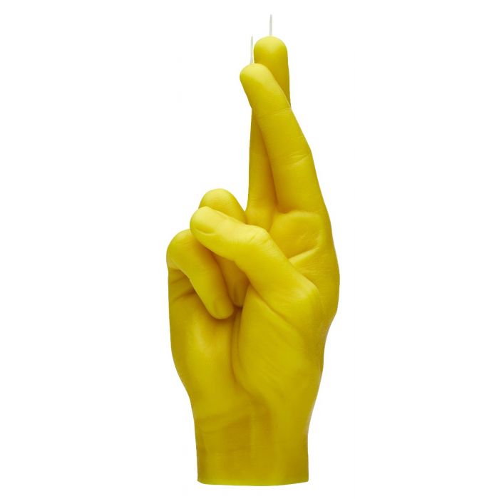 Crossed Fingers Gelb