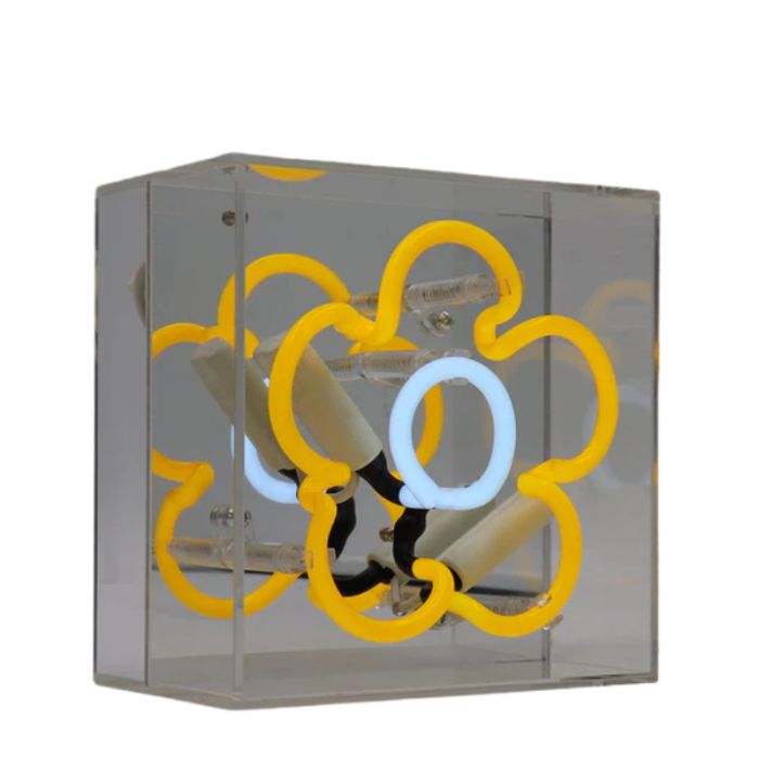 Mini Acryl-Box Neon - Margritli gelb