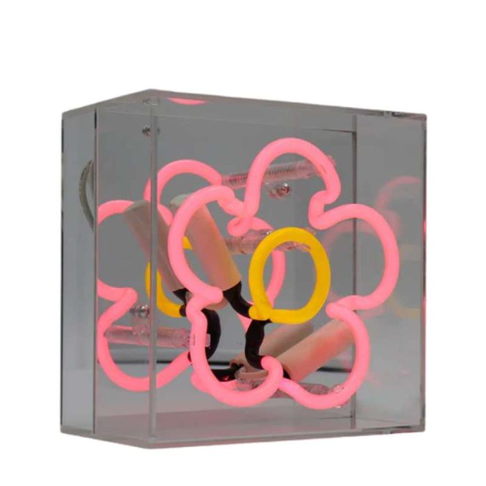 Mini Acryl-Box Neon - Margritli rosa