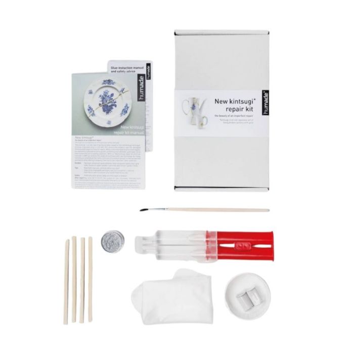 Kintsugi DIY Reparatur Kit Silber mit Anleitung