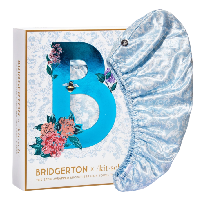 Haarturban Bridgerton Toile de Blue