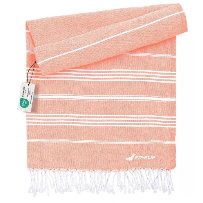 Hamamtuch Baumwolle Recycelt 100x200cm Peach - Sultan