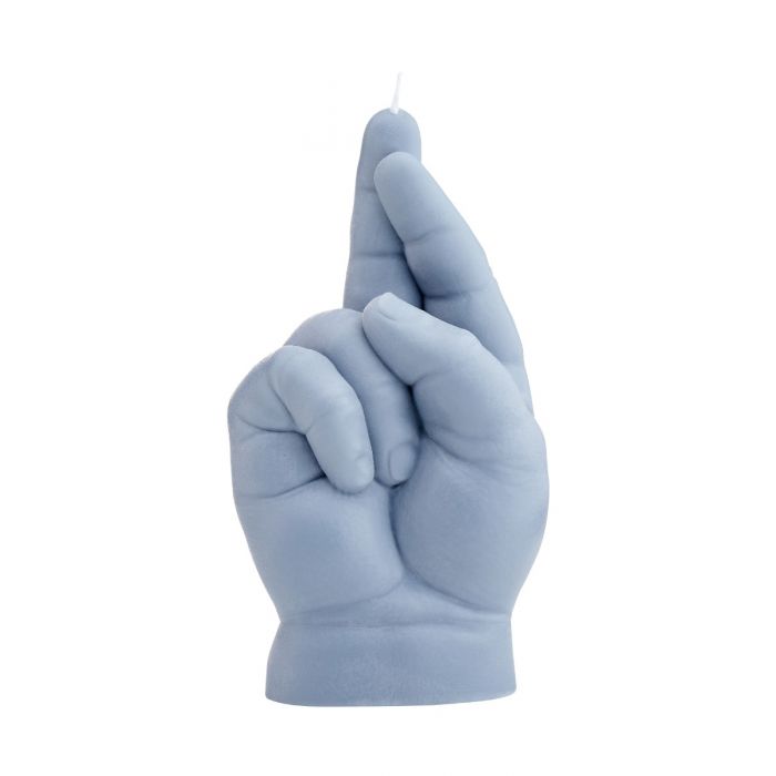 Baby Crossed Fingers Grau