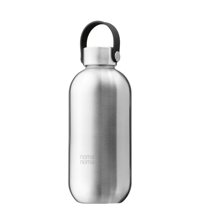 Trinkflasche Edelstahl auslaufsicher 750ml Ice Silver